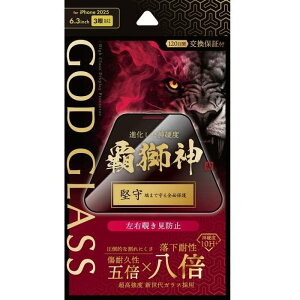 iPhone 17 Pro �K���X�t�B���� �uGOD GLASS �e���_�v���� �`�����h�~180° GOD GLASS GG-IP25GLFN