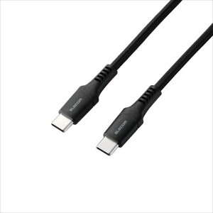 �y����s�zUSB2.0�P�[�u��(USB Type-C(TM) - USB Type-C/240W/���ϋv) �u���b�N �G���R�� MPA-CCPES15BK