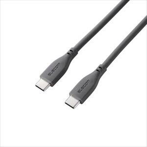 �y����s�zUSB2.0�P�[�u��(USB Type-C(TM) - USB Type-C/240W/�V���R��) �O���[ �G���R�� MPA-CCPESS05GY