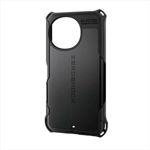 �y����s�zAQUOS sense10 ( SH-53F) �Ή� �P�[�X �n�C�u���b�h �J�o�[ �Ռ��z�� �X�g���b�v�z�[���t ZEROSHOCK �u���b�N �G���R�� PM-S253ZEROBK