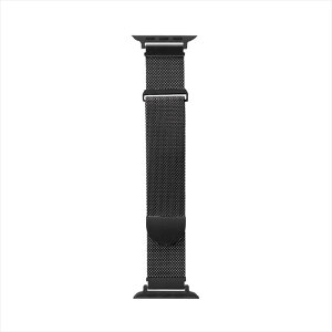 Apple Watch 49/46/45/44/42mm�p �X�e�����X�}�O�l�b�g�o���h �u���b�N PGA PG-AW49ST01BK