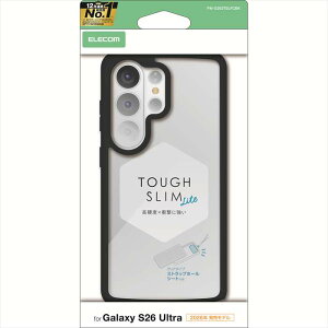 �y����s�zGalaxy S26 Ultra (SC-53G) �Ή� TOUGH SLIM LITE �t���[���J���[ �X�g���b�v�z�[���V�[�g�t �u���b�N �G���R�� PM-G262TSLFCBK