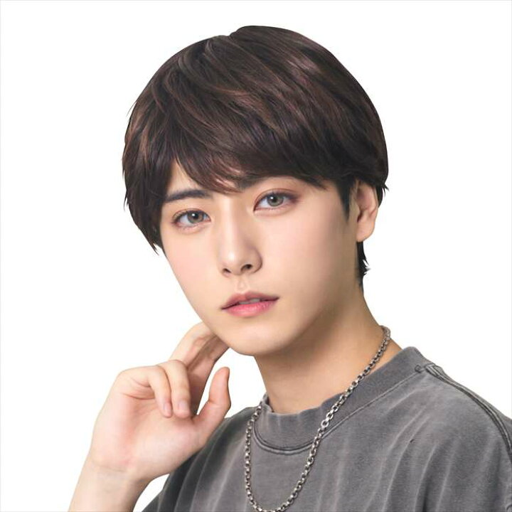 楽天市場 Wiggy Rich メンズ ナチュラルマッシュ ダークブラウン ウィッグ かつら パーティー イベント コスプレ 仮装 変装 小道具 クリアストーン スマホカバー専門店 ドレスマ