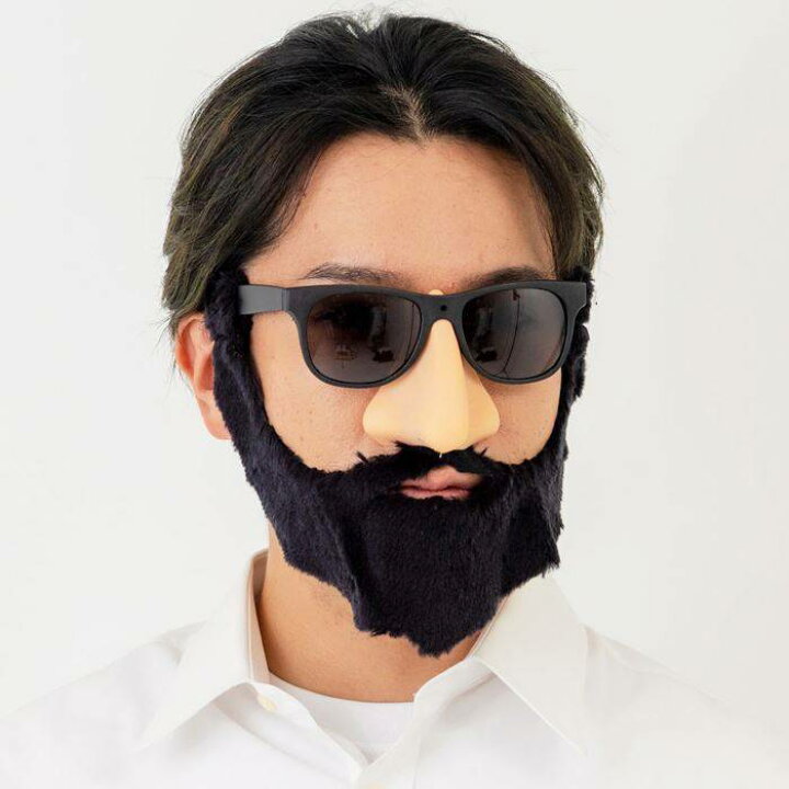 楽天市場 黒ひげmen サングラス 髭 おもしろ ジョーク 宴会 パーティー イベント コスプレ 仮装 変装 グッズ 小道具 ルカン 6007 スマホカバー専門店 ドレスマ