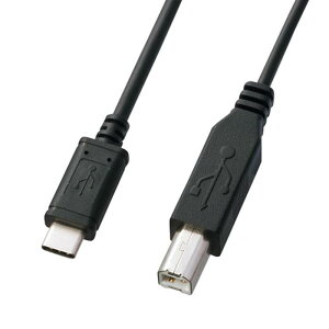 �y����s�z�p�\�R���E�^�u���b�g�p USB2.0 Type-C-B �P�[�u�� 1.0m �f�[�^�]�� �ϐU�� �ϏՌ��� �u���b�N �T�����T�v���C KU-CB10