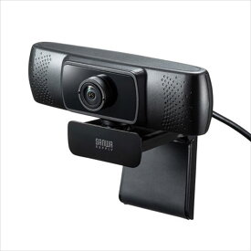 【代引不可】会議用 ワイドレンズカメラ ワイドレンズ搭載 WEBカメラ ケーブル3m Skype WEB会議 ブラック サンワサプライ CMS-V43BK-3