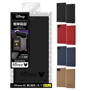 iPhone SE ��2���� ��3����/iPhone 8/7 �f�B�Y�j�[ �蒠�^���U�[�P�[�X �ϏՌ� �T�C�h�}�O�l�b�g �J�[�h���[ ���C�A�E�g RT-DP24TBC7