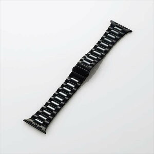 �y����s�zApple Watch 45/44/42mm �Z���~�b�N�o���h 3�A�^�C�v �o���h�T�C�Y135�`210mm ���� �G���K���g �u���b�N �G���R�� AW-44BDCE3BK