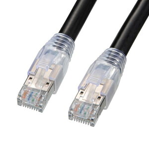 yszLANP[u 10m CAT6A 10MKrbgSΉ Op ϐ UV Xg[g STP ubN TTvC KB-T6AAD-10BK