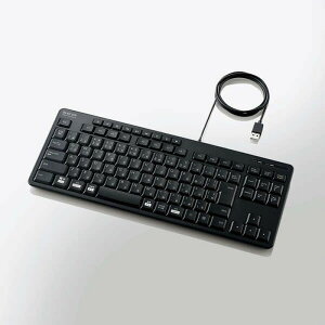 �y����s�z�R���p�N�g�L�[�{�[�h �L�� �P�[�u����1.5m �É� �e���L�[���X �R�ۉ��H �r���@�\ �����u�������� �X�^���h�t �u���b�N �G���R�� TK-FCM113SKBK