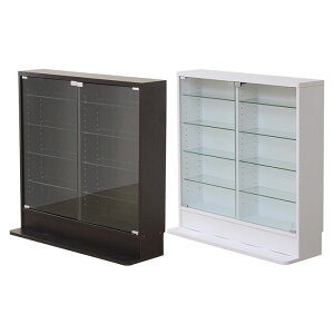 【北海道・沖縄・離島配送不可】【代引不可】コレクションラック 浅型ロータイプ Luke ラック ディスプレイラック ガラス扉・棚 シンプル おしゃれ インテリア 家具 ホームテイスト CLR-900