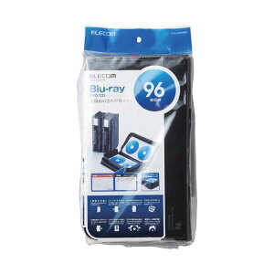 �y����s�z��ʂ�Blu-ray/DVD/CD Disc�𕪗ނ��Ď��[�ł���t�@�X�i�[�P�[�X 96�����[ �G���R�� CCD-SSB96BK