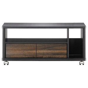 【沖縄・離島配送不可】テレビ台 〜32V型対応 EE style ハーフオープン アッシュグレー&ウォールナット テレビラック TV台 TVラック AVラック Swing AS-EE740