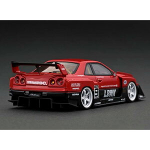 yEzszCOjbVf 1/43 LB-ER34 Super Silhouette SKYLINE Red/Black #9 ͌^ ~jJ[  RNV eB[P[EJpj[ IG2853