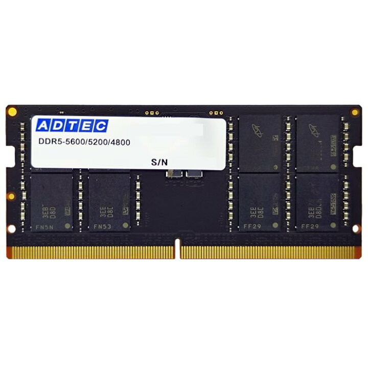 楽天市場】【沖縄・離島配送不可】【代引不可】DDR5-5600 SODIMM 32GB