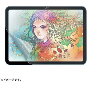 【代引不可】Apple 第10世代 iPad 10.9インチ対応 紙のような質感 反射防止フィルム 画面 液晶 保護 タブレット サンワサプライ LCD-IPAD22P