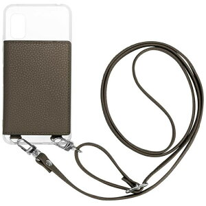 AQUOS wish3 SH-53D �V�����_�[�X�g���b�v�t�����U�[�P�[�X �uSHOULDER POCKET�v �u���E�� LEPLUS NEXT LN-23SQ1SSBR