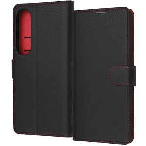 Xperia 1 VI Like standard ϏՌ 蒠^ U[P[X ubN/bh X}z ANZT[ ObY CAEg RT-RXP1M6ELC1/BR