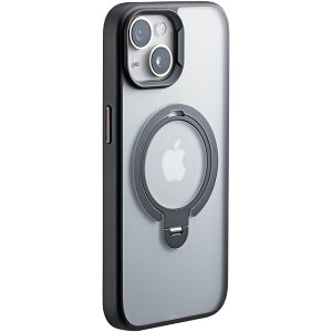 �y�����o�ׁziPhone 15/14/13 IJOY �}�O�X�^�v���X�P�[�X �u���b�N �X�}�z�P�[�X MagSafe�Ή� �T���N���X�g i37FiJS09