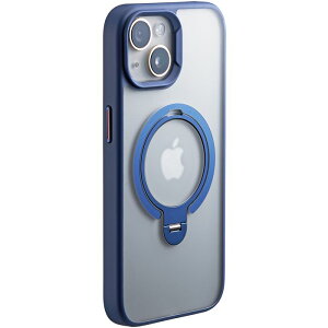 iPhone 15/14/13 IJOY �}�O�X�^�v���X�P�[�X �l�C�r�[ �X�}�z�P�[�X MagSafe�Ή� �T���N���X�g i37FiJS11