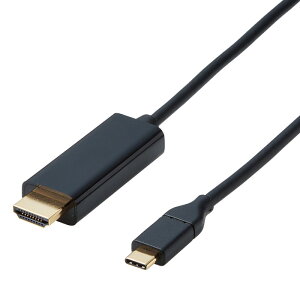 yszUSB Type-C-HDMI ϊ P[u ( USB-C vO to HDMIvO ) 1m 4K 60Hz y ^CvC |[gڋ@eΉ z ubN GR CAC-CHDMI10BK2
