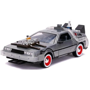 JADA TOYS 1/24 バック・トゥ・ザ・フューチャー パート III タイムマシーン (デロリアン) 点灯ギミック付 京商 JADA32166