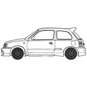 1/24 ID295 NISSAN MARCH (K11^) NISMOp[ct tW~͌^ 4968728047362