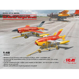 ICM 1/48 アメリカ海軍ターゲットドローン2機セット(KDA-1/BQM-34A) プラモデル ハセガワ 4823044410361