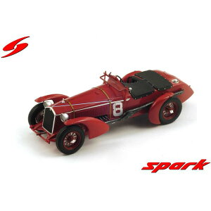 �y����E�����z���s�z1/18 Alfa Romeo 8C No.8 Winner Le Mans 1932 R. Sommer - L. Chinetti (Reproduction) Spark Japan 18LM32