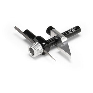 HGマイクロチゼル専用 平行スジ彫りグリップ ウェーブ HT-580