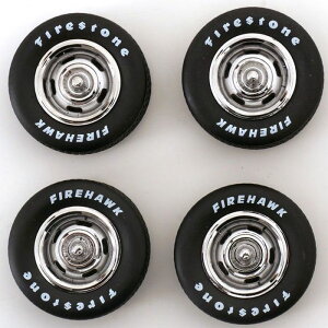 KKscale 1/18 Tire Set with rims USA t[X^C KKDCACC038