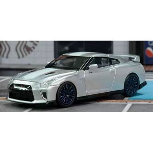 MOTORHELIX 1/64 Nissan GT-R(R35) 50th Anniversary Ultimate Metal Silver t[X^C M63503