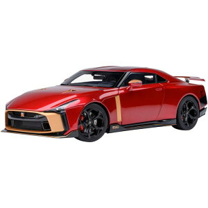 �y����E�����z���s�z1/18 NISSAN GT-R50 by ITALDESIGN �i���^���b�N�E���b�h�^�S�[���h�j �~�j�J�[ �͌^ �I�[�g�A�[�g 77514