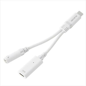 �y����s�z�^�C�vC �C���z���W���b�N �ϊ� ( USB-C to 3.5mm �X�e���I�~�j�W���b�N ) DAC ���� �V���R�����b�V�� PD�Ή� USB�[�d�|�[�g�t �ʘb�Ή� �z���C�g �G���R�� MPA-C35DPDSMWH