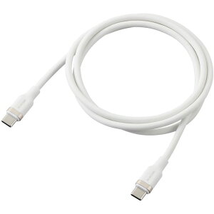 �y����s�zUSB Type-C to USB Type-C�P�[�u�� USB Power Delivery�Ή� 100W�Ή� �Ȃ߂炩 1.0m �z���C�g �G���R�� MPA-CC5PSSA10WH