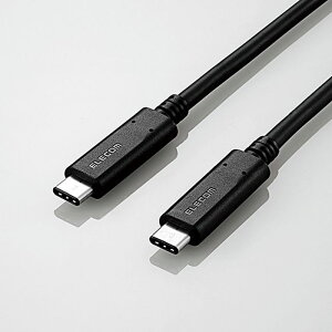 �y����s�zUSB3.1�P�[�u��/Gen2/C-C�^�C�v/�F�ؕi/PD�Ή�/3A�o��/0.5m/�u���b�N �G���R�� USB3-CCP05NBK