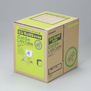 yEzszyszEU RoHSwߏ LANP[uiCat5e j@300m@u[ GR LD-CT2/BU300YR