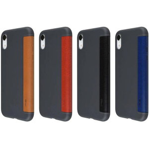 iPhone XR ケース カバー フリップ ウォレットタイプ Air Jacket Flip for iPhone XR 4カラー(ブラウン・レッド・ブラック・ネイビー) パワーサポート PUK-8*