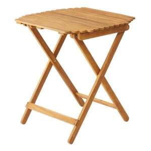 【北海道・沖縄・離島配送不可】【代引不可】フォールディングハイテーブル アウトドアテーブル ハイテーブル カフェテーブル ダイニングテーブル 折りたたみ式 木製 天然木 コンパクト