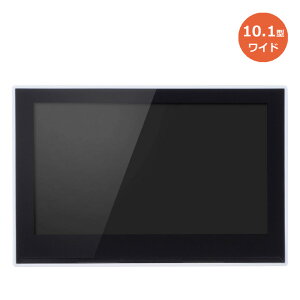 【沖縄・離島配送不可】電子POP 10.1型ワイド液晶 店頭での販促促進に最適 取付金具付き ホワイト グリーンハウス GH-EP10B-WH