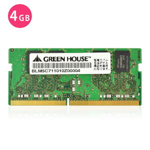 ������ �m�[�g�p�\�R�� �p PC4-21300 DDR4 2666MHz �Ή� SO-DIMM 4GB �������[ PC �O���[���n�E�X GH-DNF2666-4GB