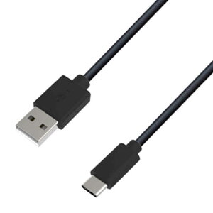 【即日出荷】USB充電&同期ケーブル 50cm 3A 充電器やパソコンのUSB-AポートでType-C端末を充電&同期ができる ブラック カシムラ AJ-572