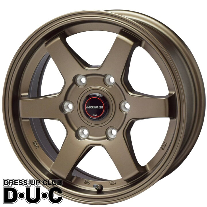 楽天市場】ハイエース 16インチアルミホイールセット J-TECH GL-1 