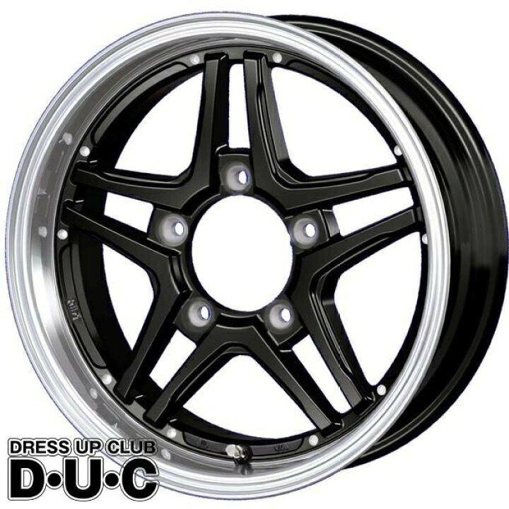 楽天市場】ジムニー専用 ホイール4本セット Leowing J-TECH BJ2 16-5.5 