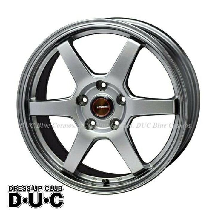 楽天市場】ホイール4本セット 17インチ J-TECH S-6『5-100+55 
