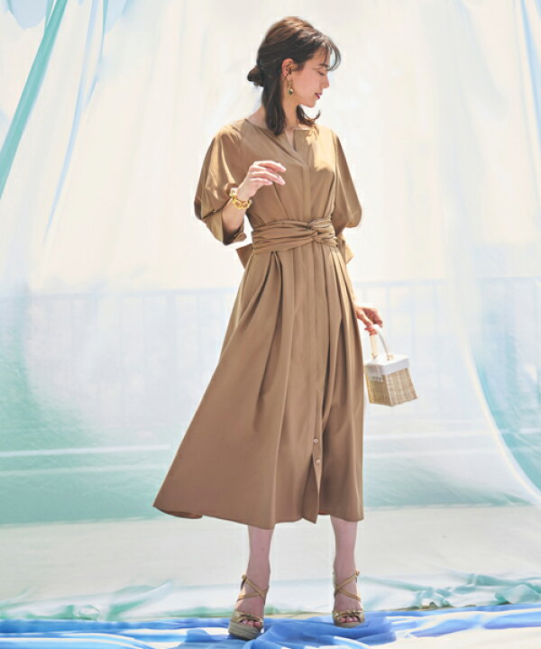 楽天市場】【洗える】レディース スキッパーワンピース オフィス  