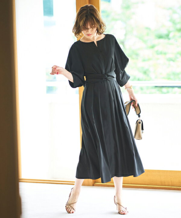 楽天市場】【洗える】レディース スキッパーワンピース オフィス  