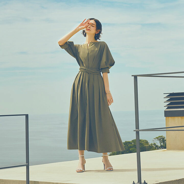 楽天市場】【洗える】レディース スキッパーワンピース オフィス  