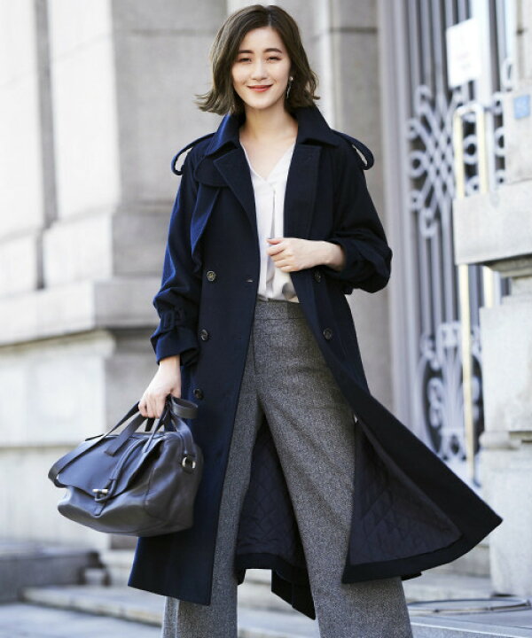 楽天市場】【バーゲン価格】ロング ウールコート ウール100% アウター  