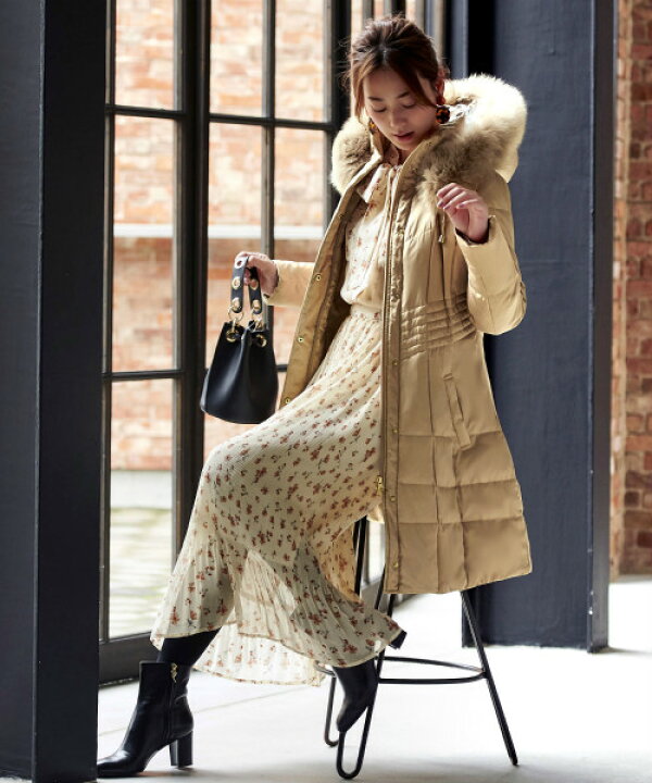 楽天市場】ロングダウンコート ダウンジャケット ロングダウン  